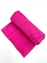 Полотенце махровое Туркмения без бордюра / Малина (fuchsia rose) 400 гр/м2