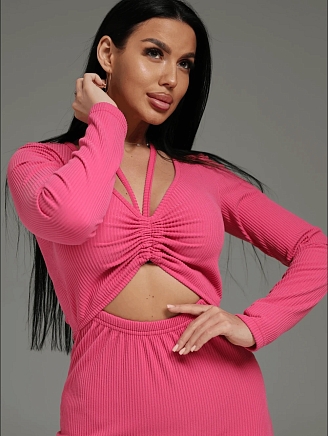 Женское платье Крис / Розовый