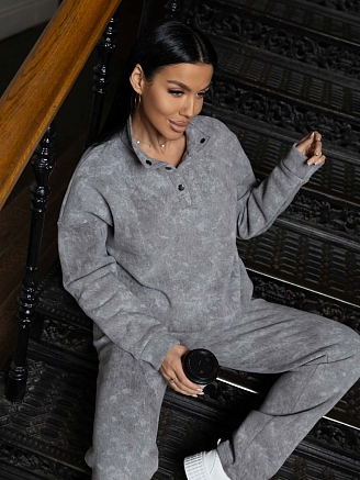 Женский костюм мод.2074/1 / Серый