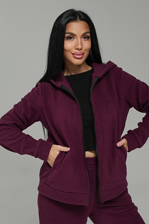 Женский костюм с брюками 74718 / бордовый