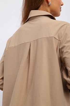 Женская рубашка 31985 / бежевый