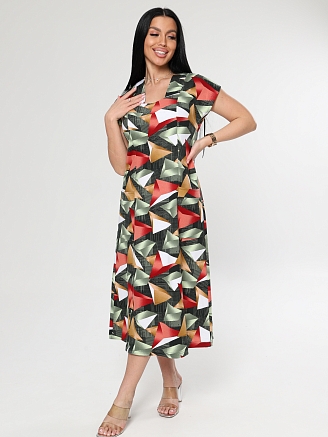 Женское платье Рамка ПлК-623 / Самоцветы