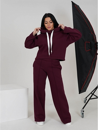 Женский свитшот Кайра / Бордо