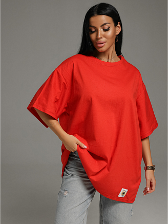 Женская футболка Анита-1 / Алый