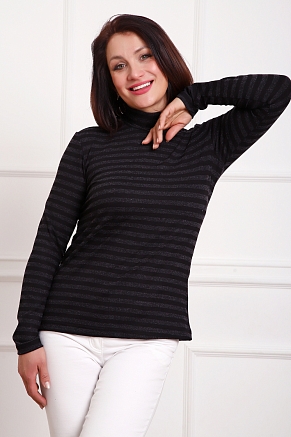 Женская водолазка 88157 / черный