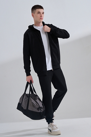 Костюм мужской на молнии 14477 / черный