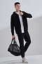 Костюм мужской на молнии 14477 / черный