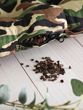 Подушка на стул с гречневой лузгой арт. ПСГ25 / КМФ