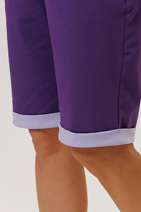 Женский костюм с бермудами 2150/2 / Фиолетовый