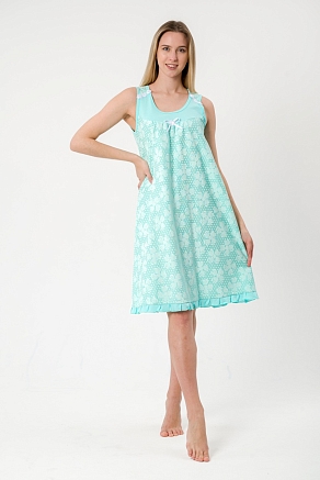 Женская сорочка Василиса / Зеленый