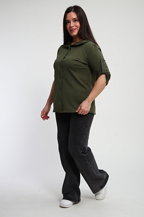 Женская рубашка 31987 / хаки