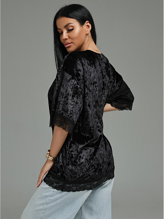 Женская футболка Андреа / Черный