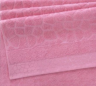 Махровое полотенце Феерия / ярко-розовый