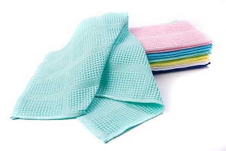 Полотенце вафельное г/к Узбекистан 260 гр/м2 / 1080-ментоловый