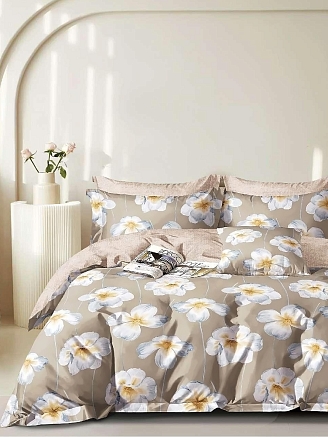Постельное белье сатин элит на молнии / Мелодия весны