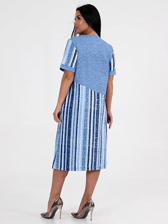 Женское платье Каприз ПлК-1544 / Снегопад на полосе