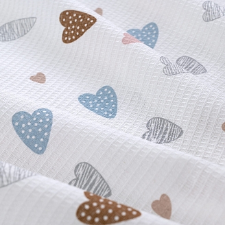 Полотенце банное вафельное полотно / С любовью 1