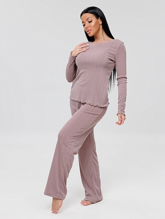 Женская пижама П-103(Риб) / Какао