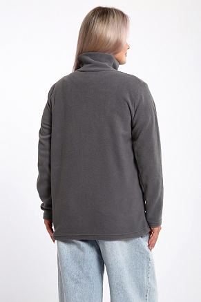 Женская толстовка на молнии 734 / Серый