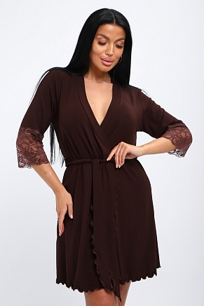 Женский халат Адель Нуар / Шоколад