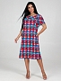 Женское платье Клетка ПлК-06 / Радужный