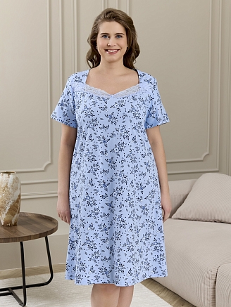 Женская сорочка Мадера-3 НС-643 / голубой