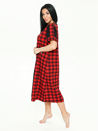 Женский халат Валерия / Клетка