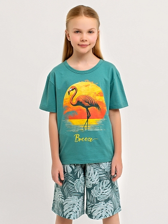 Костюм детский "Breeze" арт. дк321зб / Зелёно-Голубой