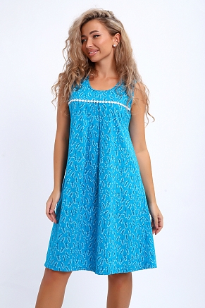 Женская сорочка 30140 / темно-бирюзовый