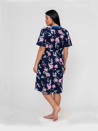 Женский халат мод.1553/2 / Синий