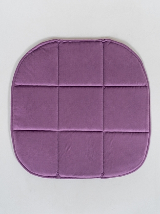Подушка на стул с закругленными краями / Фиолетовый