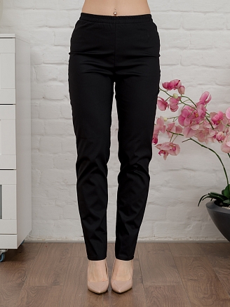 Брюки медицинские женские однотонные М-305-124 Элит-145 / Стрейч