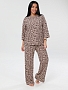 Женский костюм К-82(М) / Бежевый (леопард)