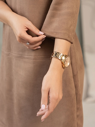 Женское платье мод.1446/3 / Бежевый