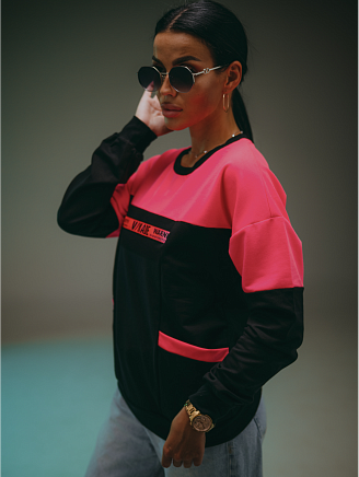 Женская кофта Цунами / Розовый