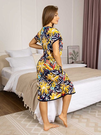 Женский халат мод.1887 / Темно-синий