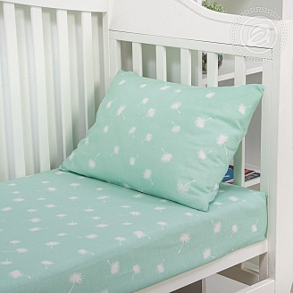 Постельное белье в кроватку поплин арт.922 Ежата