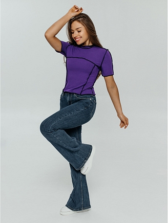 Женская футболка Лия / Фиолетовый