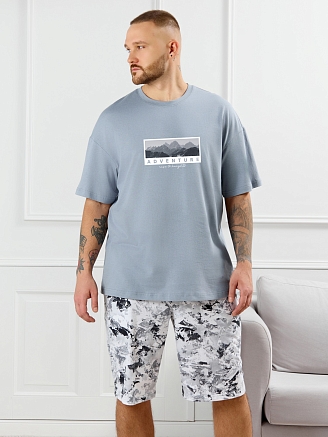 Мужской костюм Олимп-4 КП-164 / серый