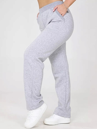 Женские брюки БФ-02 / Серый меланж