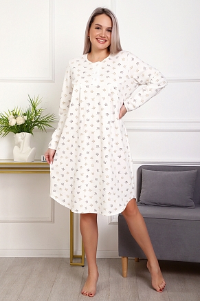 Женская сорочка 18060 / молочный