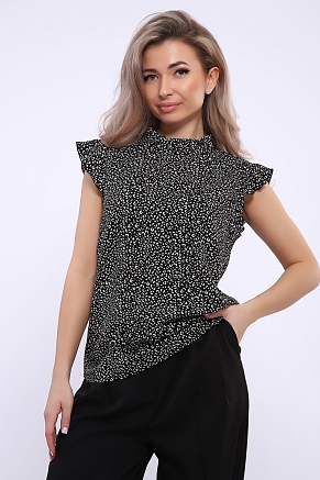 Женская блузка 20684 / черный