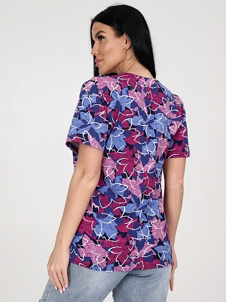 Женская туника ТК-562-ФУТ / Кленовые листья