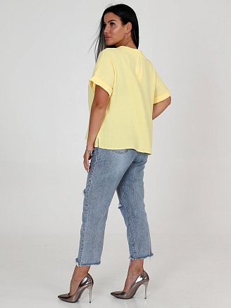 Женская футболка Джил / желтый