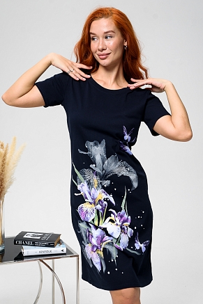 Женская туника 67157 / ирисы