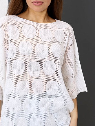 Женский джемпер 016-4 / белый