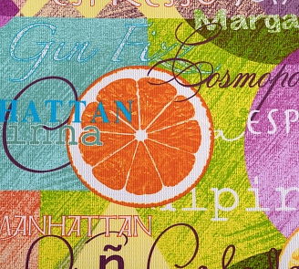 Полотенце банное вафельное полотно / Тропикана