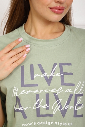 Женский костюм 20524 / оливковый