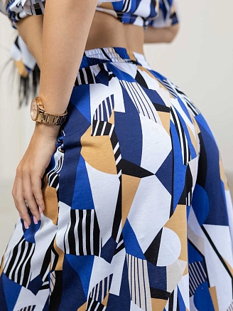 Женский костюм мод.2081 / Синий