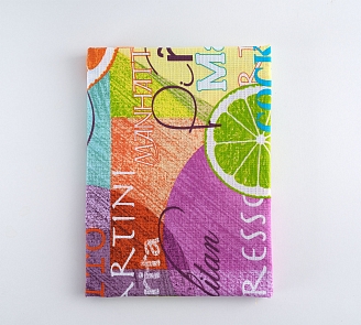 Полотенце банное вафельное полотно / Тропикана